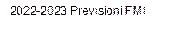 2022-2023 Previsioni FMI