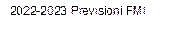 2022-2023 Previsioni FMI
